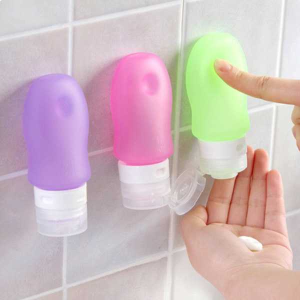 帶吸盤(pán)的硅膠分裝瓶